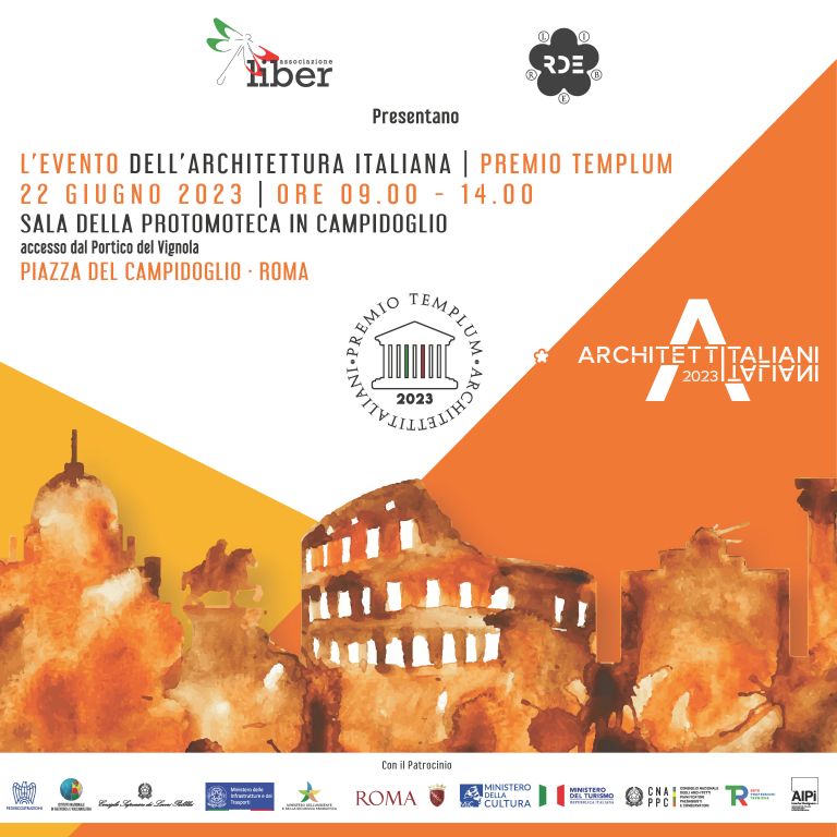 GBa Studio invitato all'evento Architetti Italiani 2023 in Campidoglio