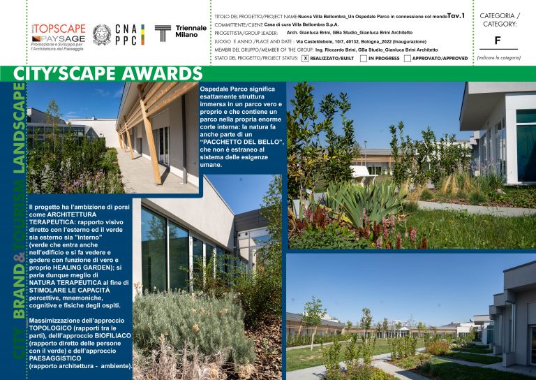 GBa Studio tra i finalisti del CITY'SCAPE AWARD 2024