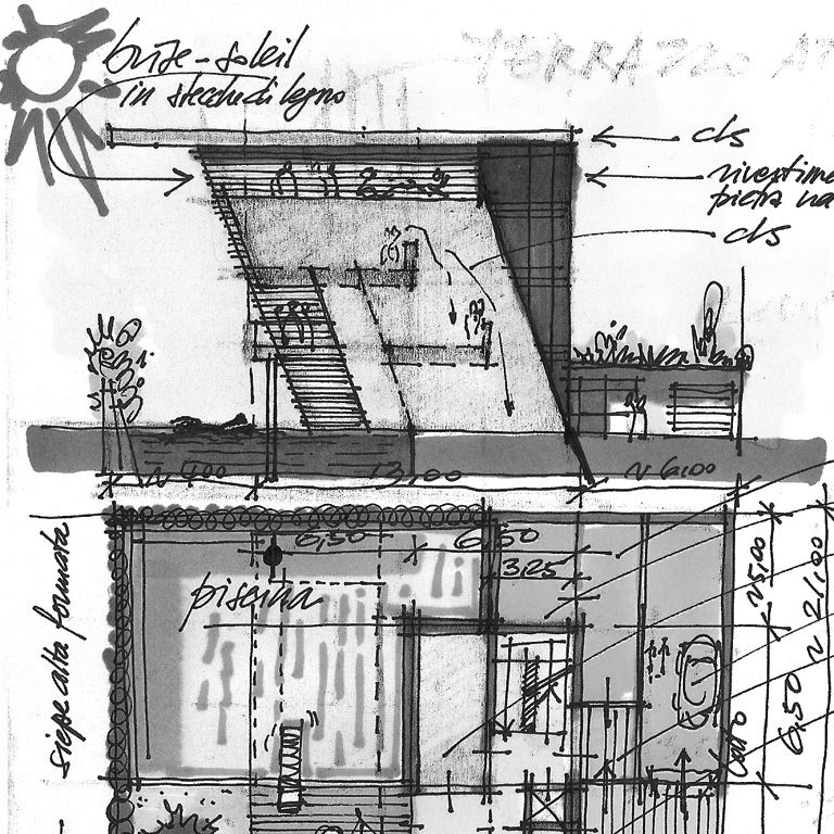 Progetto di Ville unifamiliari - Via Golfarelli - Forlì